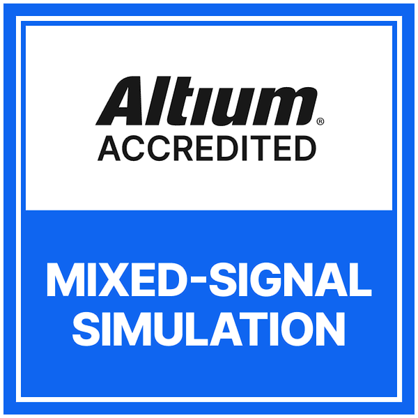 Altium Mixed-Signal Simulation training badge